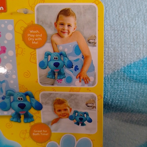 Blue's Clues Scrubby Figure Doll and Bath Towel Set - Picture 6 of 8